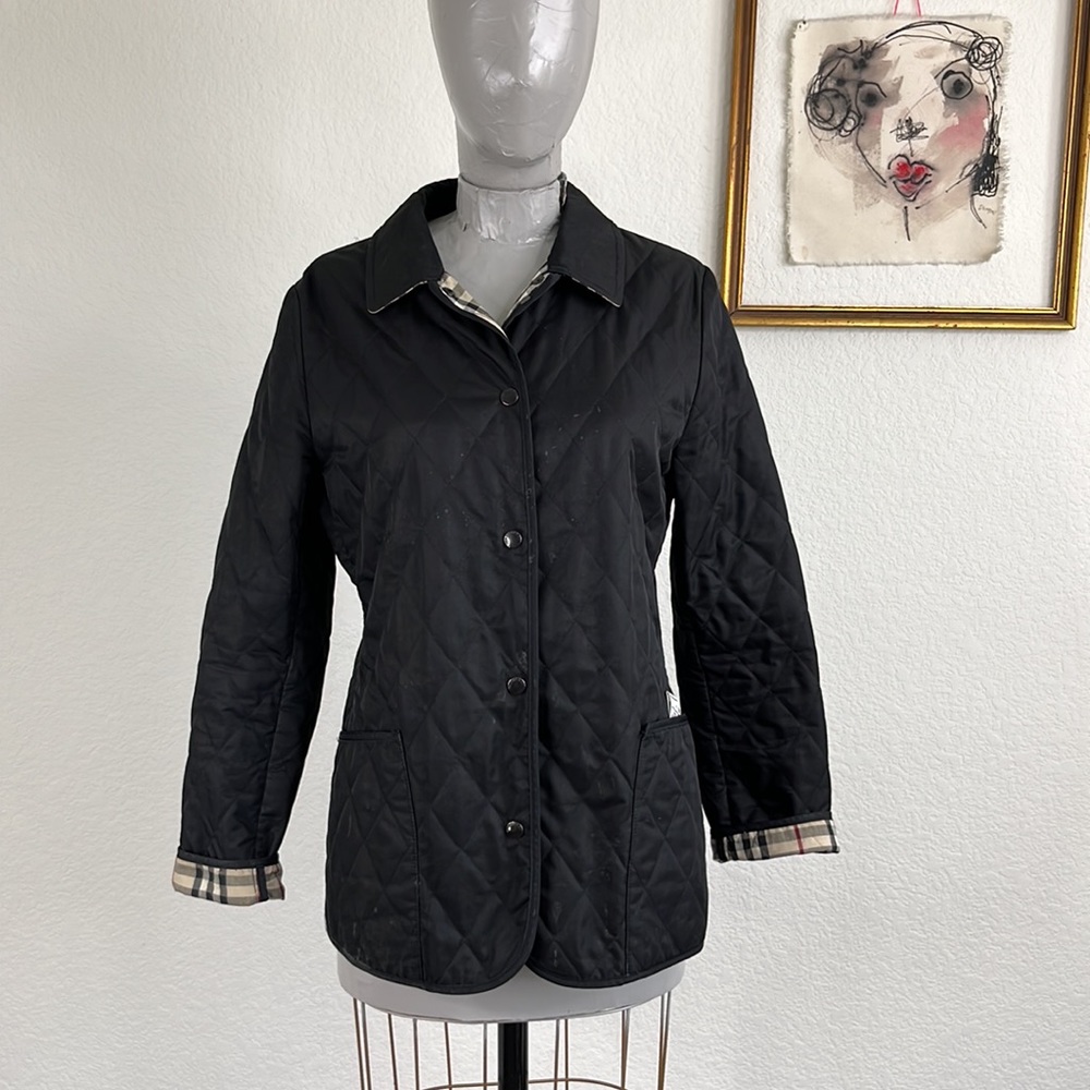 Burberry London Constance Quilted Snap Front Jacket - Picture 2 of 15